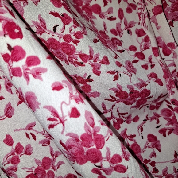 Sunkissed Couture pink and white romper, sz Large - Picture 5 of 6